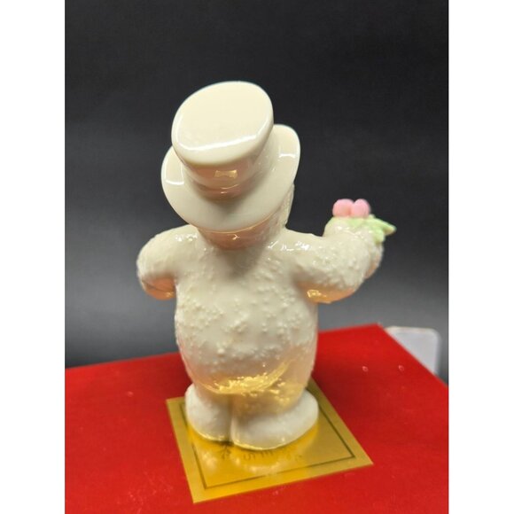 Lenox Porcelain Snowman, A snowman of My Own Figurine 4" Mint with box - Picture 3 of 7
